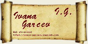 Ivana Garčev vizit kartica